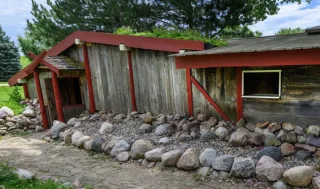 Viking house replica exterior