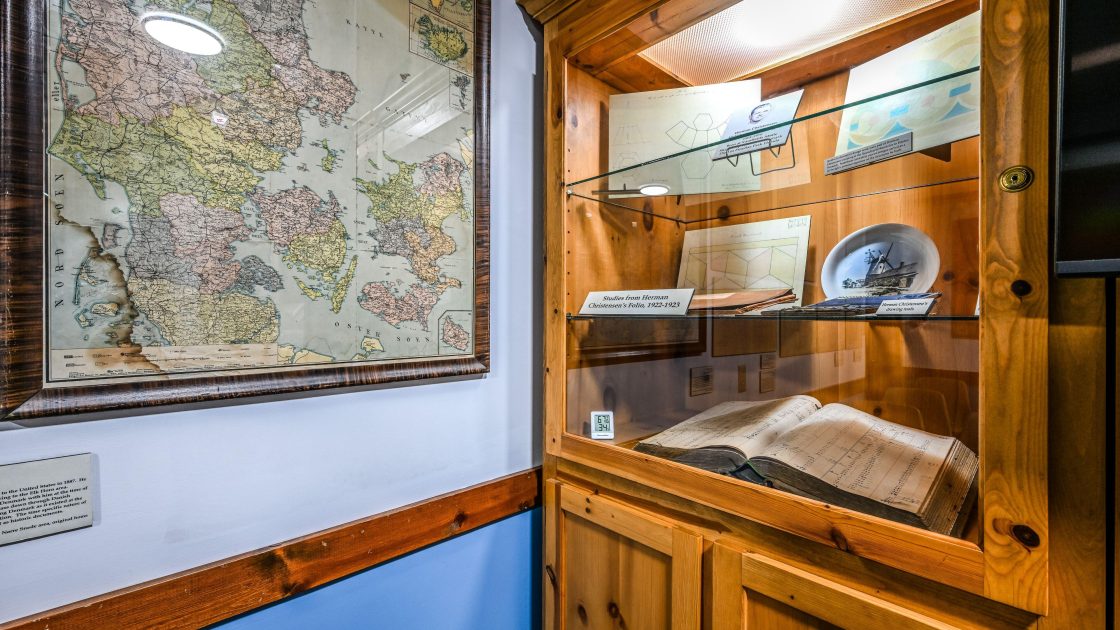 Museum display showing Museum Display Case Books.