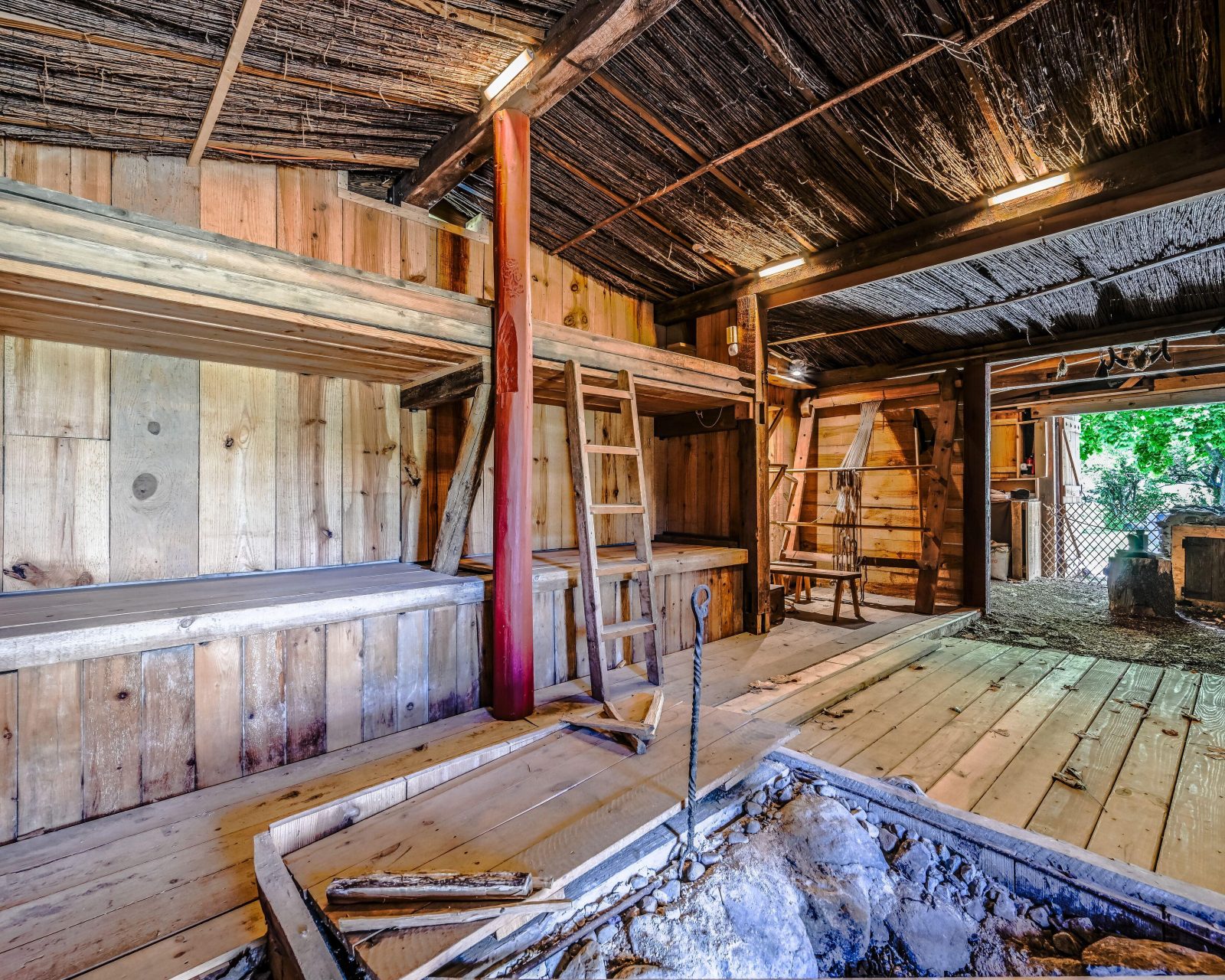 Interior windmill detail showing Interior Ground Floor.
