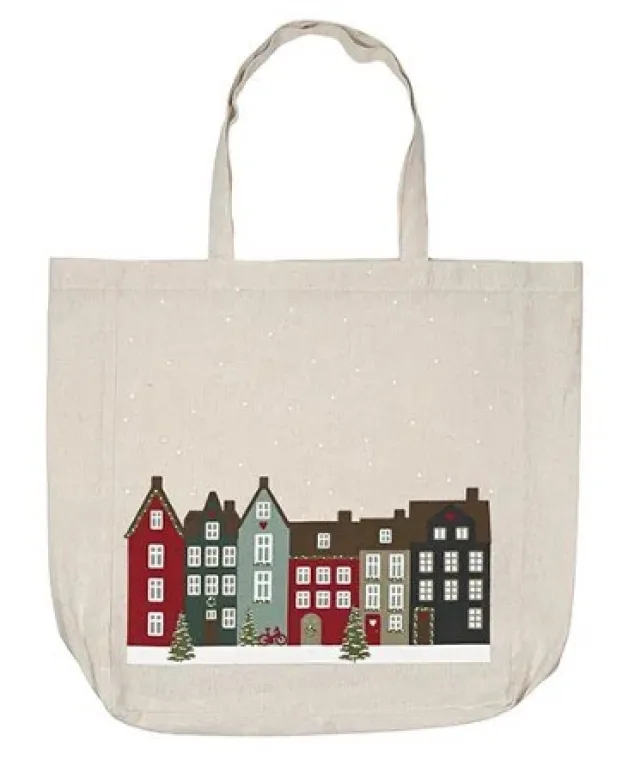 Product image showing Winter City Reusable Bag.