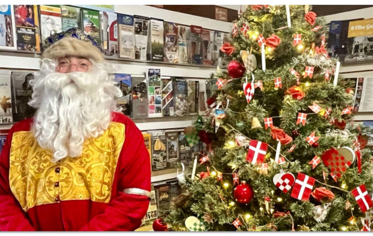Holiday event image showing Gift Shop Santa.