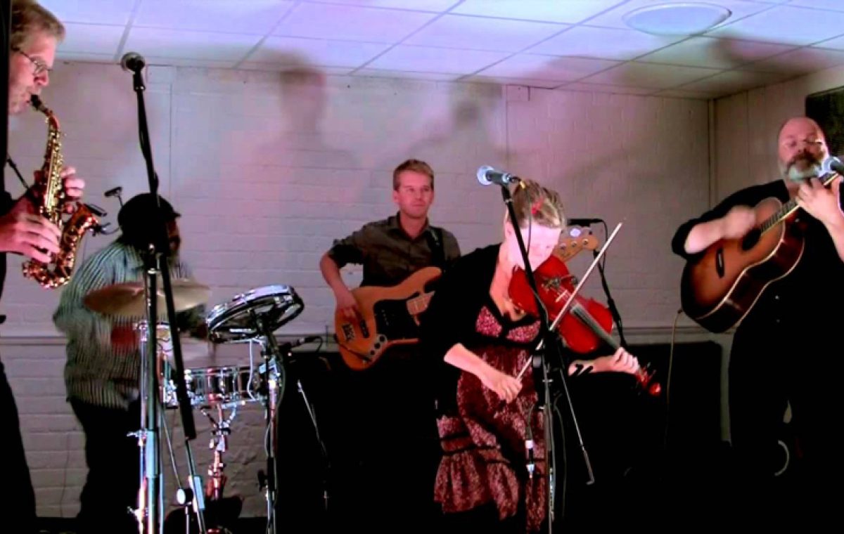 Holiday event image showing Santa Jam.