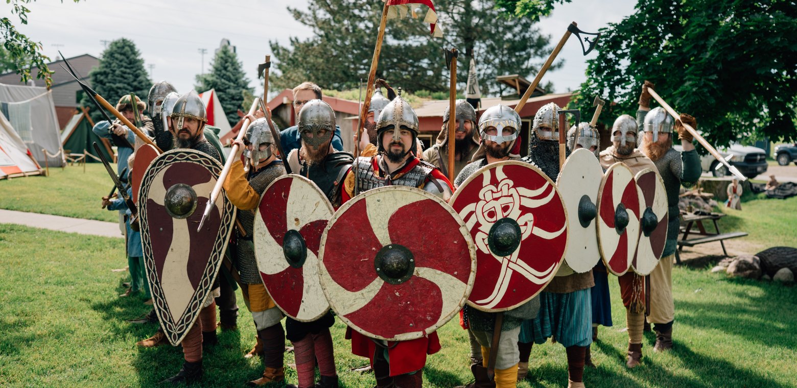 Viking-themed event image showing Viking Warriors.