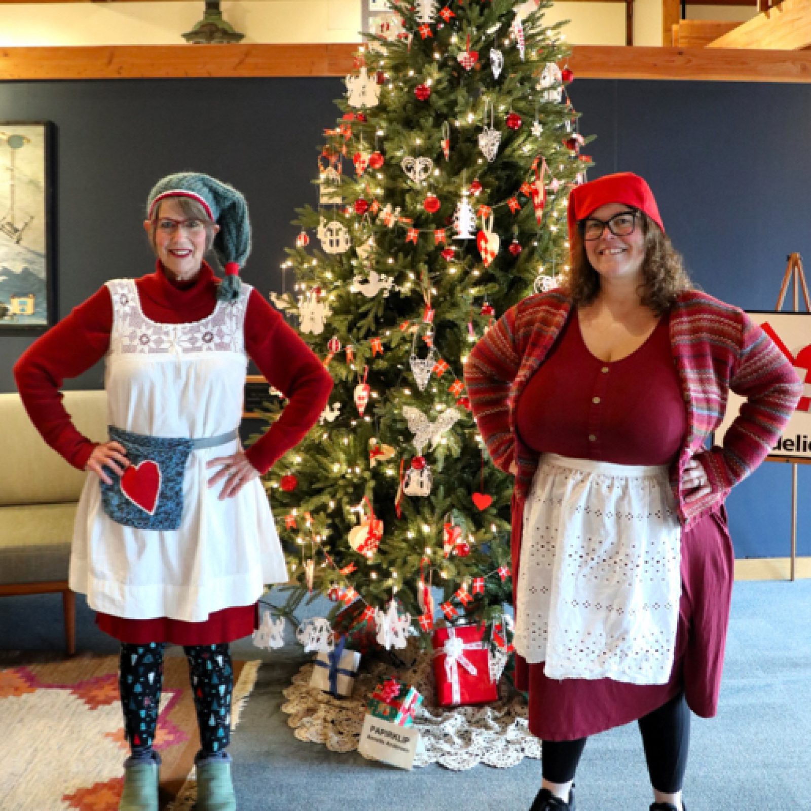 Holiday event image showing Happy Elves.