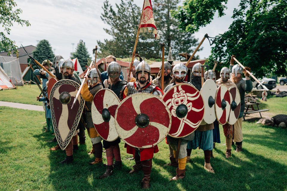Viking-themed event image showing Viking Warriors.