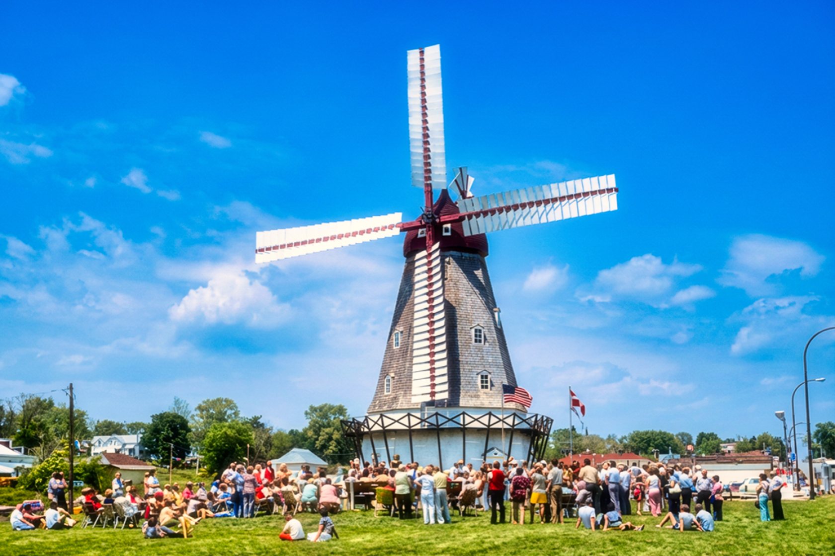 Hero image showing Historic Windmill Festival.