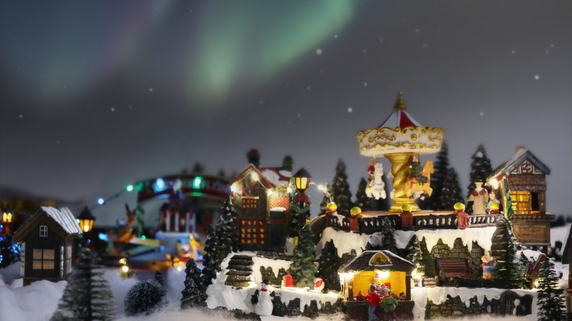 Danish Windmill event scene showing Event Julefest Christmas Town2.