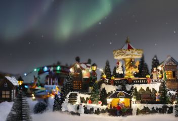 Danish Windmill event scene showing Event Julefest Christmas Town2.
