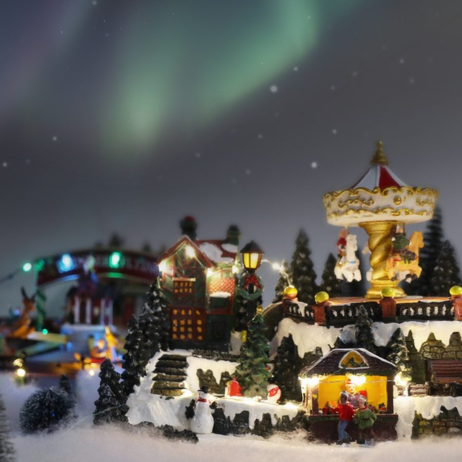 Danish Windmill event scene showing Event Julefest Christmas Town2.